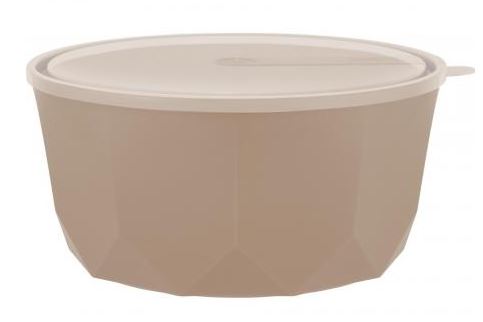 Салатник Plast Team STOCKHOLM с крышкой 1,7л шоколадный мокко